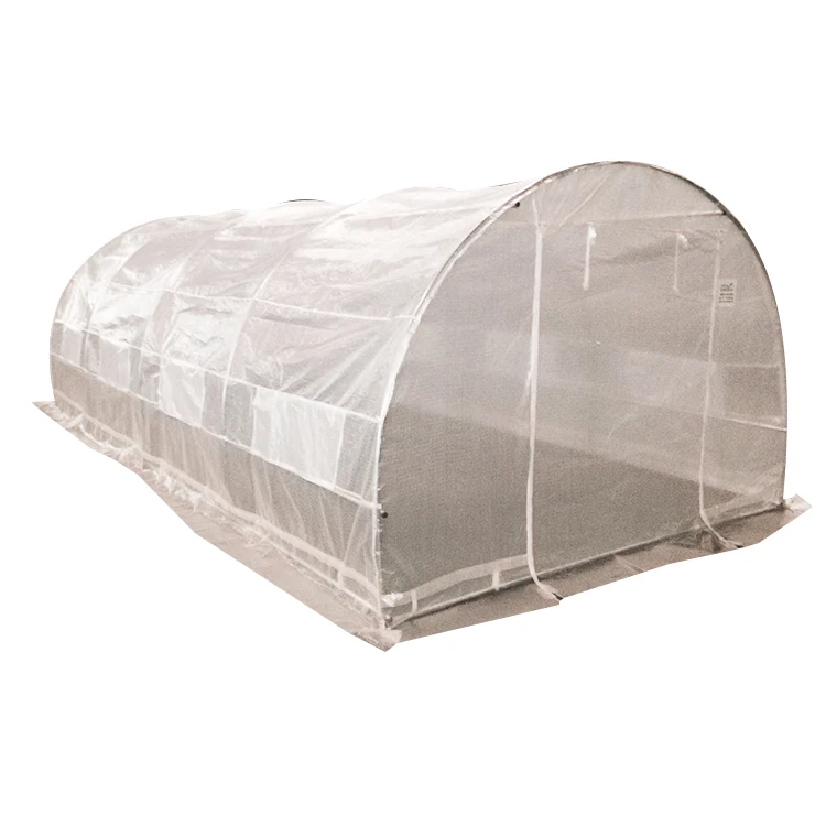 Hot sale powder coated pipe greenhouse for Garde and Agriculture