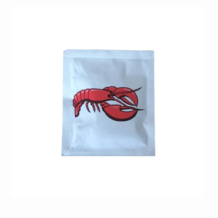 Individual Wrapped Refreshing Wet Cleaning Tissue Wipes for Restaurants