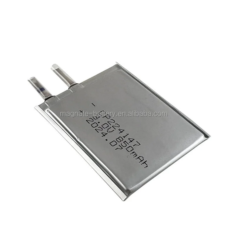 Ultra-Thin 3V 850mAh LiMnO2 Pouch Cell Non-Rechargeable Primary Battery Model CP224248 CP224147 850mah