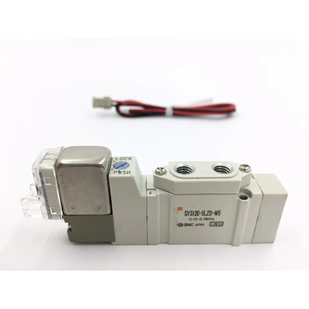 Горячие продажи SMC DC24V SY3120-5LZD-M5 пневматические электромагнитные клапаны малой мощности 0 35 Вт 5/2 путь