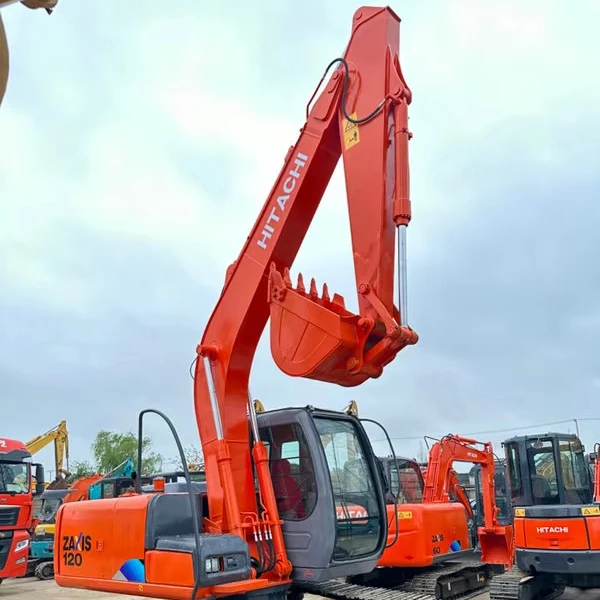 RuiLan Hitachi ZX120 ore trench excavation Excavators Earthmoving Hydraulic Crawler Used mini Excavator for Sale