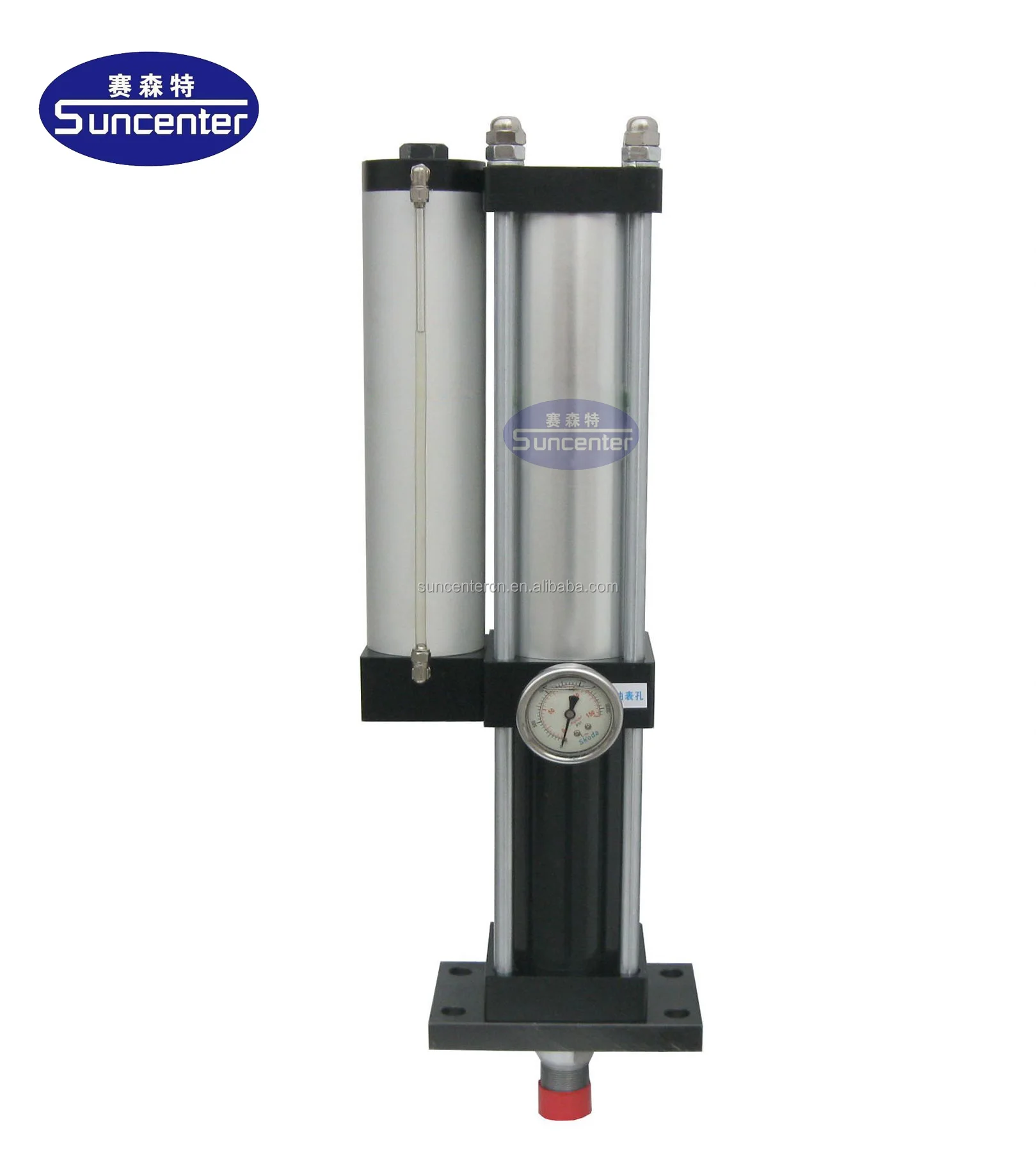 High Performance Air Driven Pneumatic Hydraulic Oil Cylinder With 100T Output Force