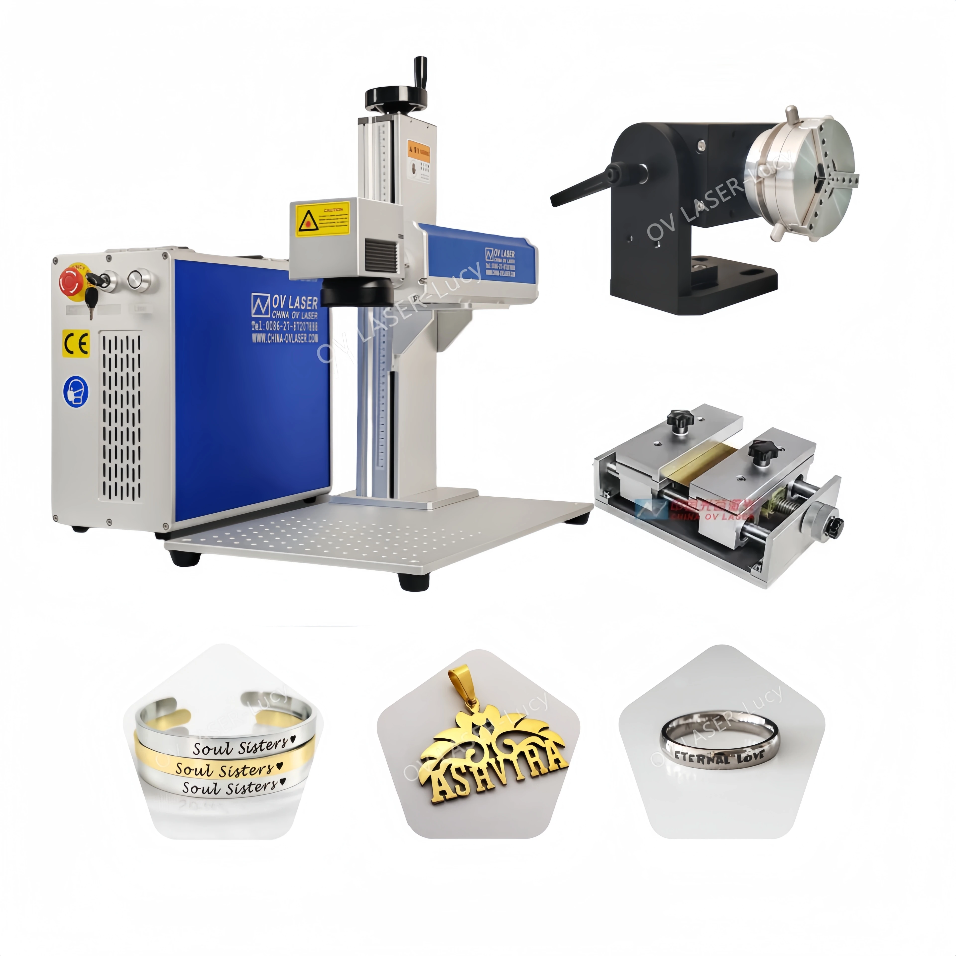 Laser engraving machine jewelry ring laser engraving machine jewelry laser engraving machine for metal plastic leather