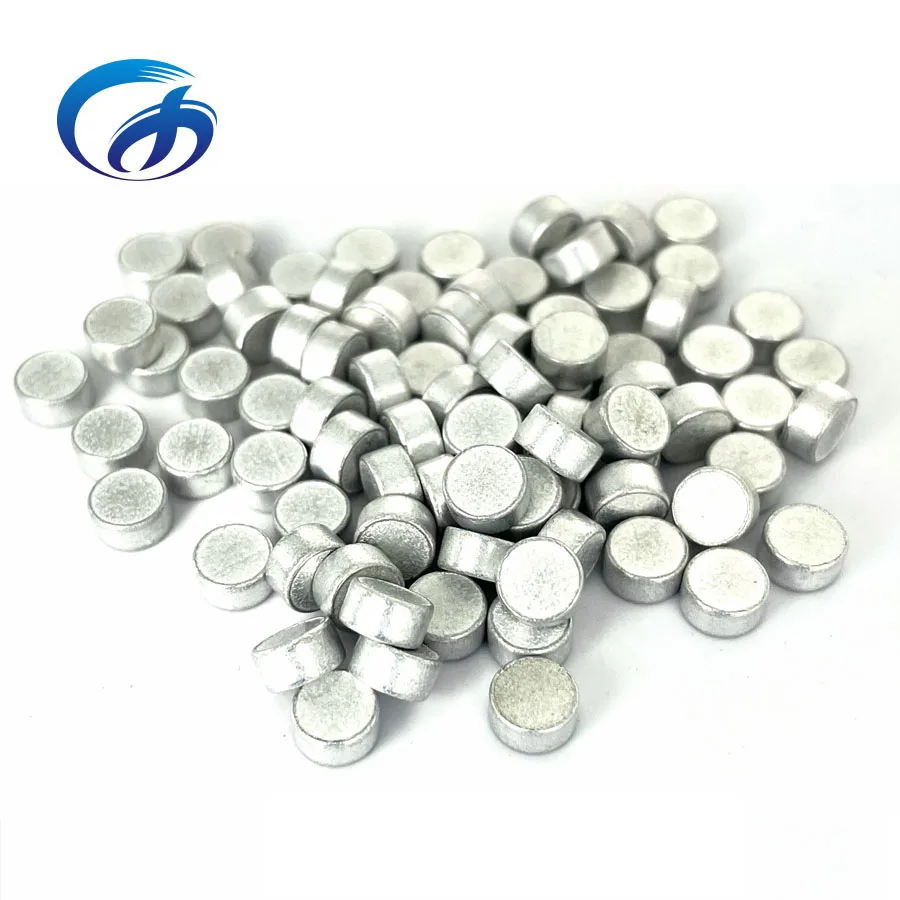 99.999% чистые алюминиевые гранулы 4N,5N индивидуальные алюминиевые гранулы PVD материалы Al металлические частицы