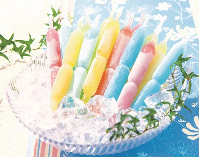 Wholesale plastic separate packaging Japan mixed soft drinks gelato