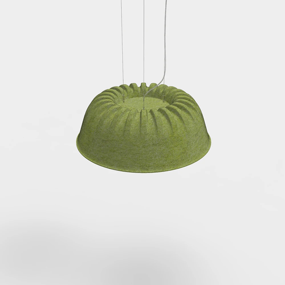 Large Pet Felt Acoustic Lamp Lampshade Home Decoration Rattan Pendant Light Luxury Decorative Table Lamp Manufacturer Shenghui