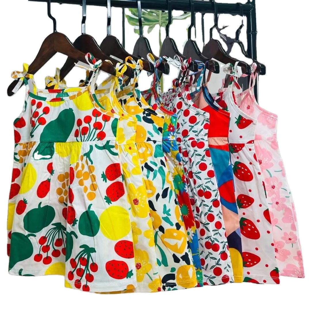 High quality summer party dress kids clothes baby girl dresses