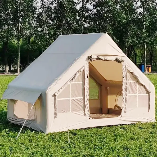 Easy To Build Light Travel Folding Party Picnic Air Tent 3-5 People For  Family Inflatable Camping Tents