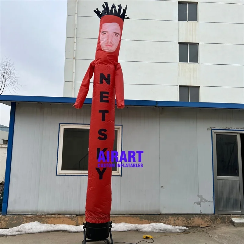 Автомойка рекламный надувной воздушный танцор мультяшный стиль Небесный реквизит