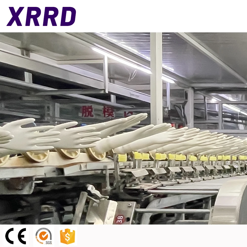 Rubber Latex Gloves Machine Making Production Line in UAE Malaysia