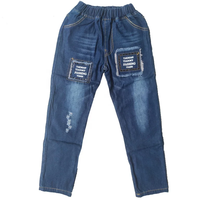 Мода для подростков мальчиков с резинкой на поясе джинсы комплект осенней одежды детей джинсовая куртка и брюки девочек осенние комплекты маленьких хлопковые спортивные костюмы от 10 до 12 лет Новинка