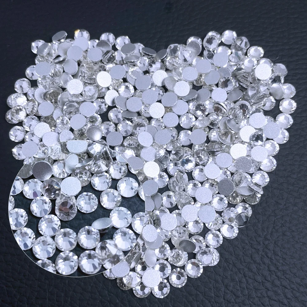 Envelope Packaging Yantuo Crystal Wholesale Quality Crystal Rhinestones Flat Back Non Hotfix Rhinestones Glass 2 Bag Lead Free