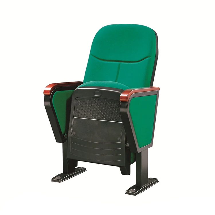 Bestselling Luxury Cinema Lecture Hall Chair Auditorium Church Chair with Writing board