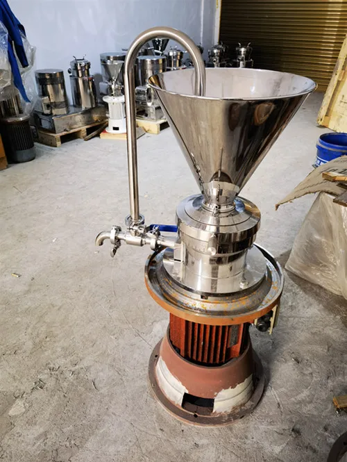 Wholesale multi function durian paste colloid mill/fish meat paste making machine 80 model nut paste milling emulsion machine