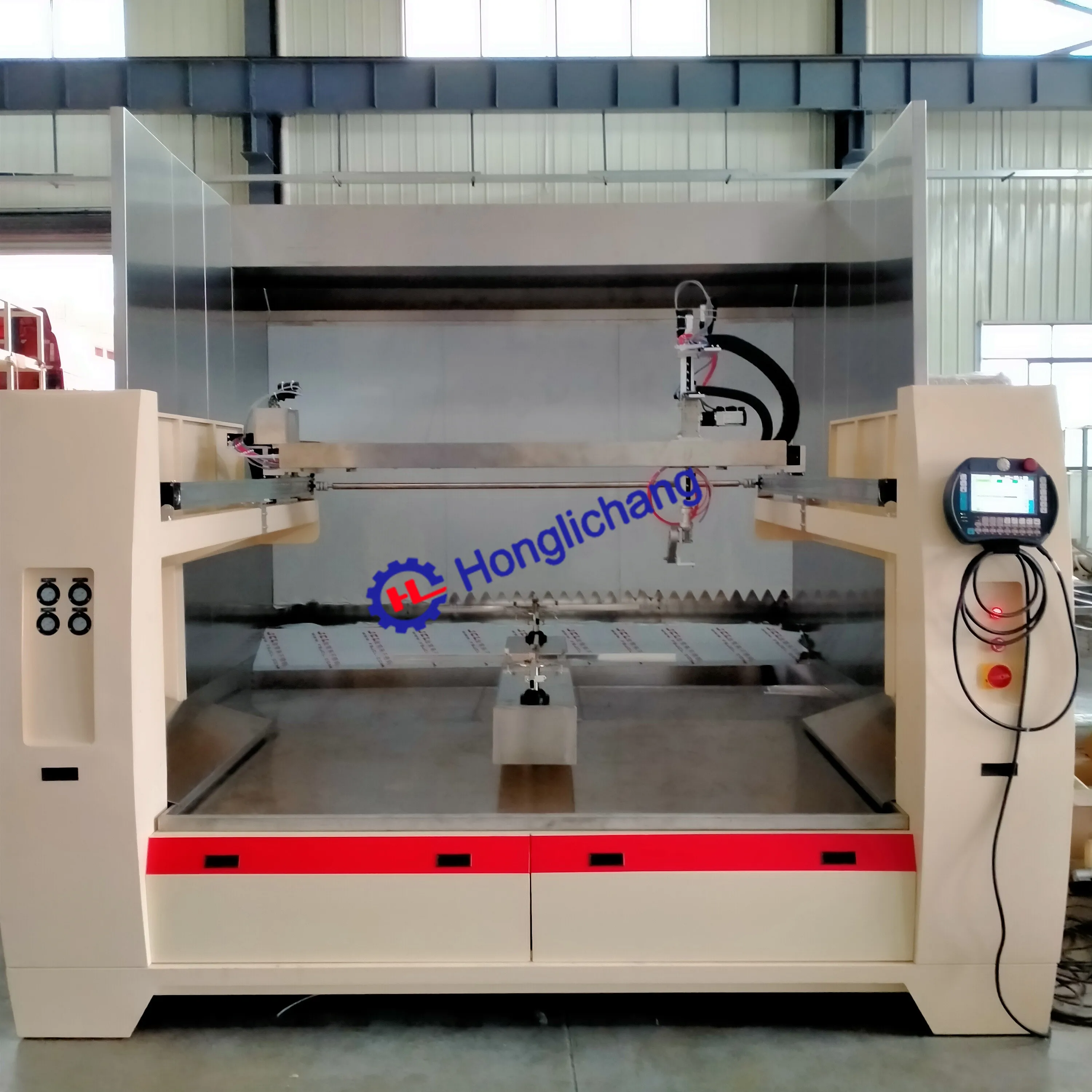 6 - Axis Automatic Linear Spray Paint Painting Equipment for Plastic Parts