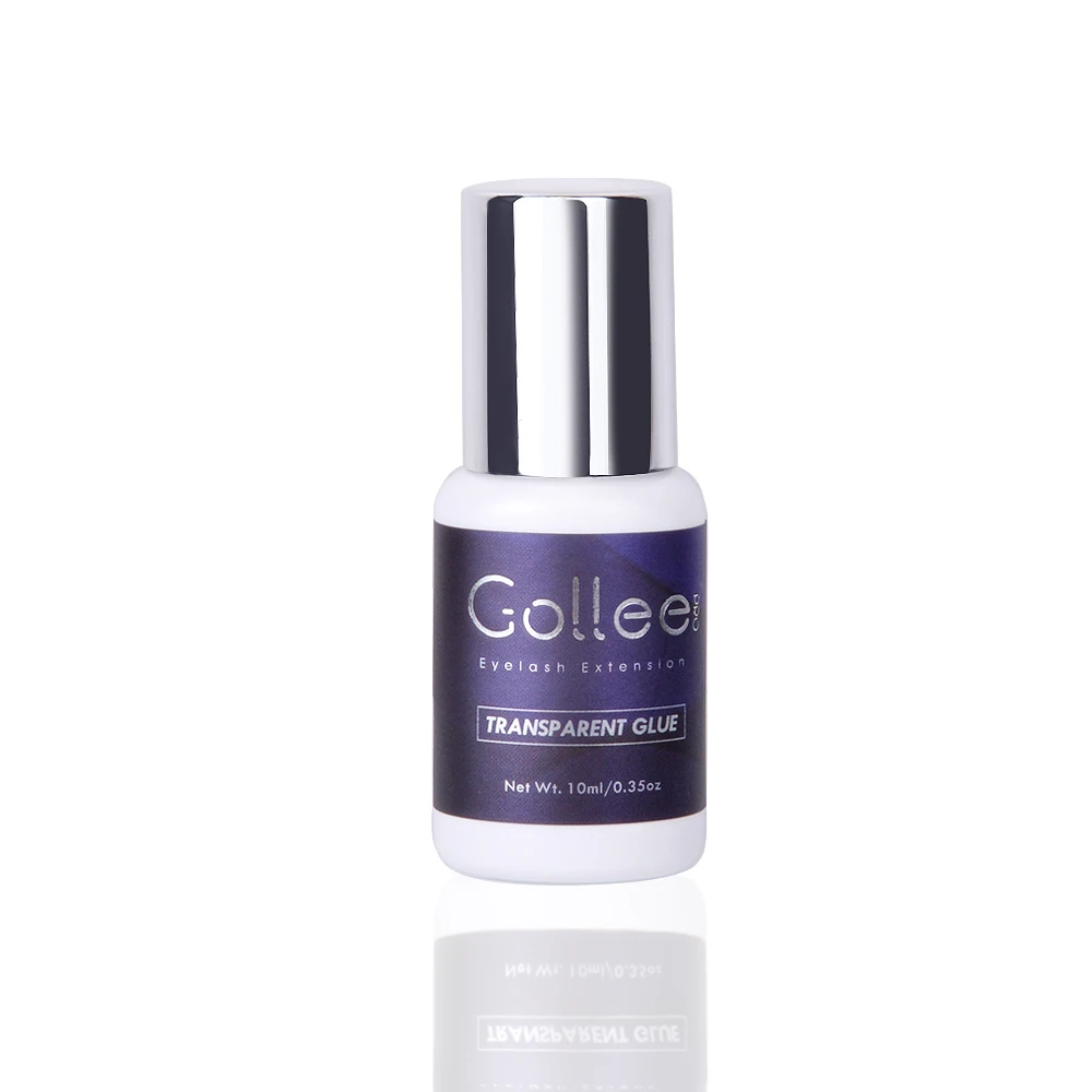 Gollee Special Purpose No Tears Top Korea Pigments Speed Professional Korean Medical Grade Bottle Clear Eyelash Extensions Glue