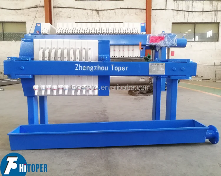 Copper filter press to treat copper tailing