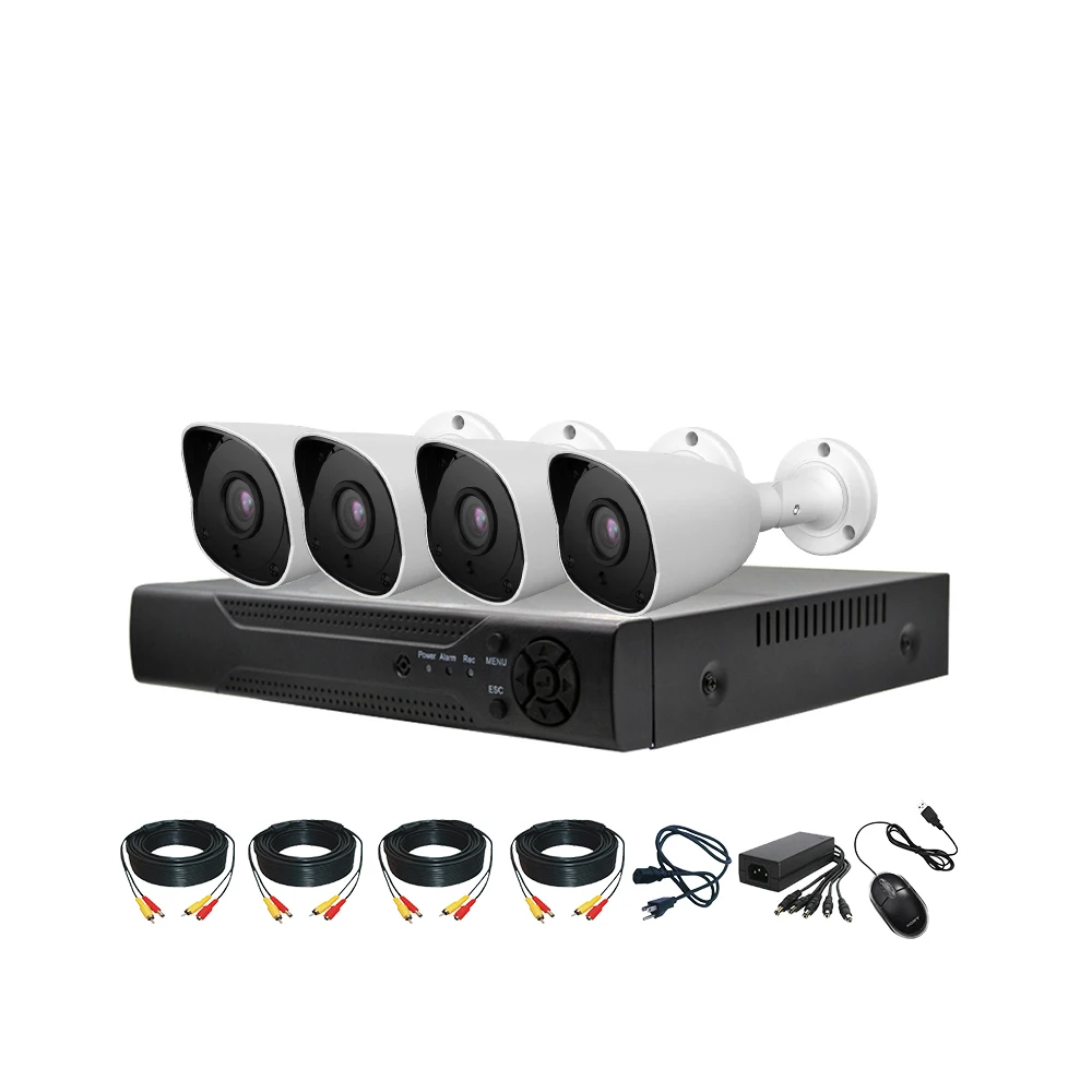 cctv surveillance systems cctv camera full set 4 channel dvr cctv 2mp set