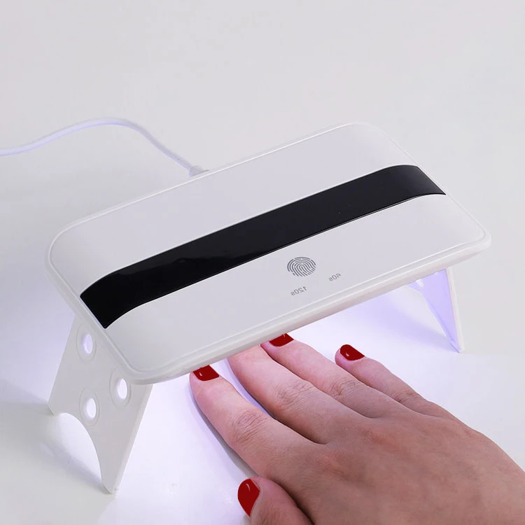 Складной портативный аксессуары для украшения ногтей готовит гель сушки usb-портами и светодиодным индикатором зарядки 2 таймеры УФ лак сушилка