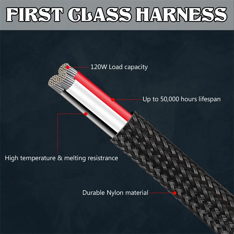 On Off Switch 120W 18AWG Dual Relays Fuse Drl Led Fog Driving Lights Wiring Harness