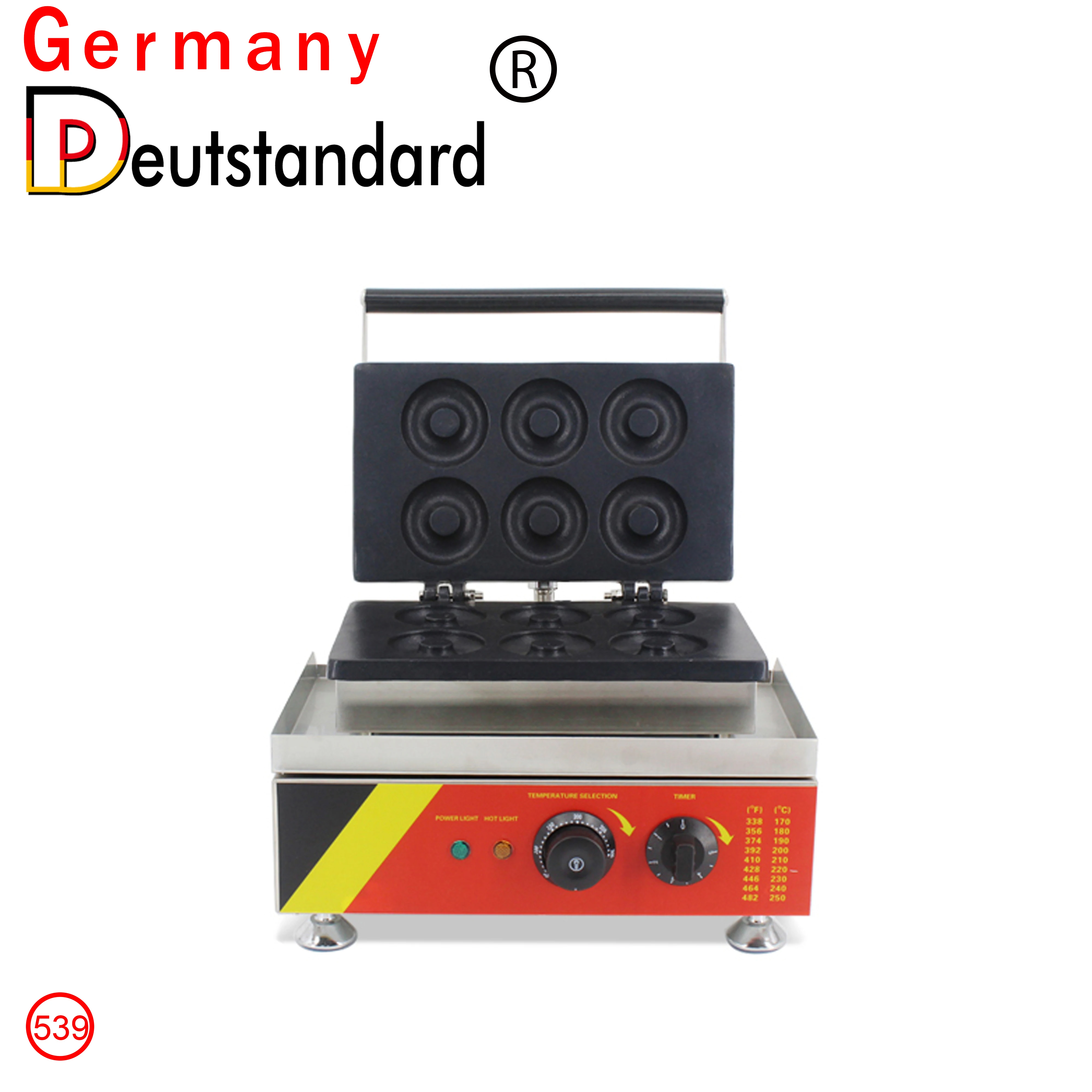 Недавно 6 отверстий Электрический пончик машина для выпечки/пончик делая машину/пончик покупателей пластина