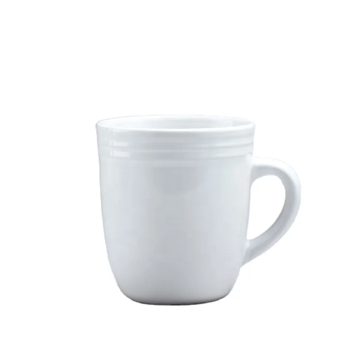 Рекламная кофейная кружка с сублимационным логотипом, белая керамическая кофейная кружка