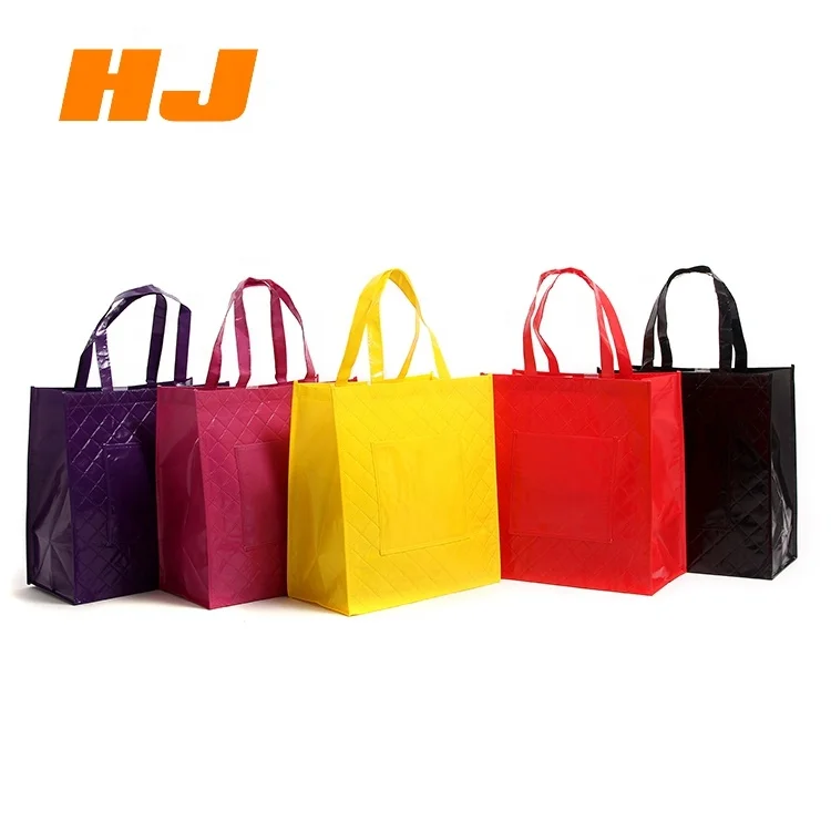 
China brand high quality pp laminated non woven shopping bags luxury 