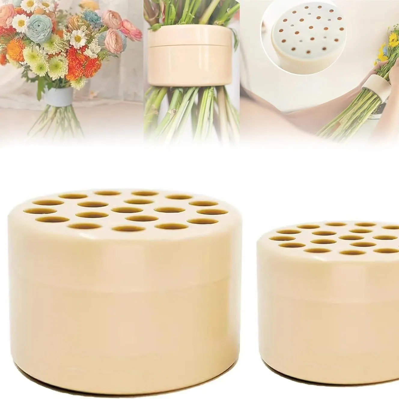 Plastic Transparent Flower Arranger Spiral Ikebana Stem Hold Spiral Flower Arranger Houseware