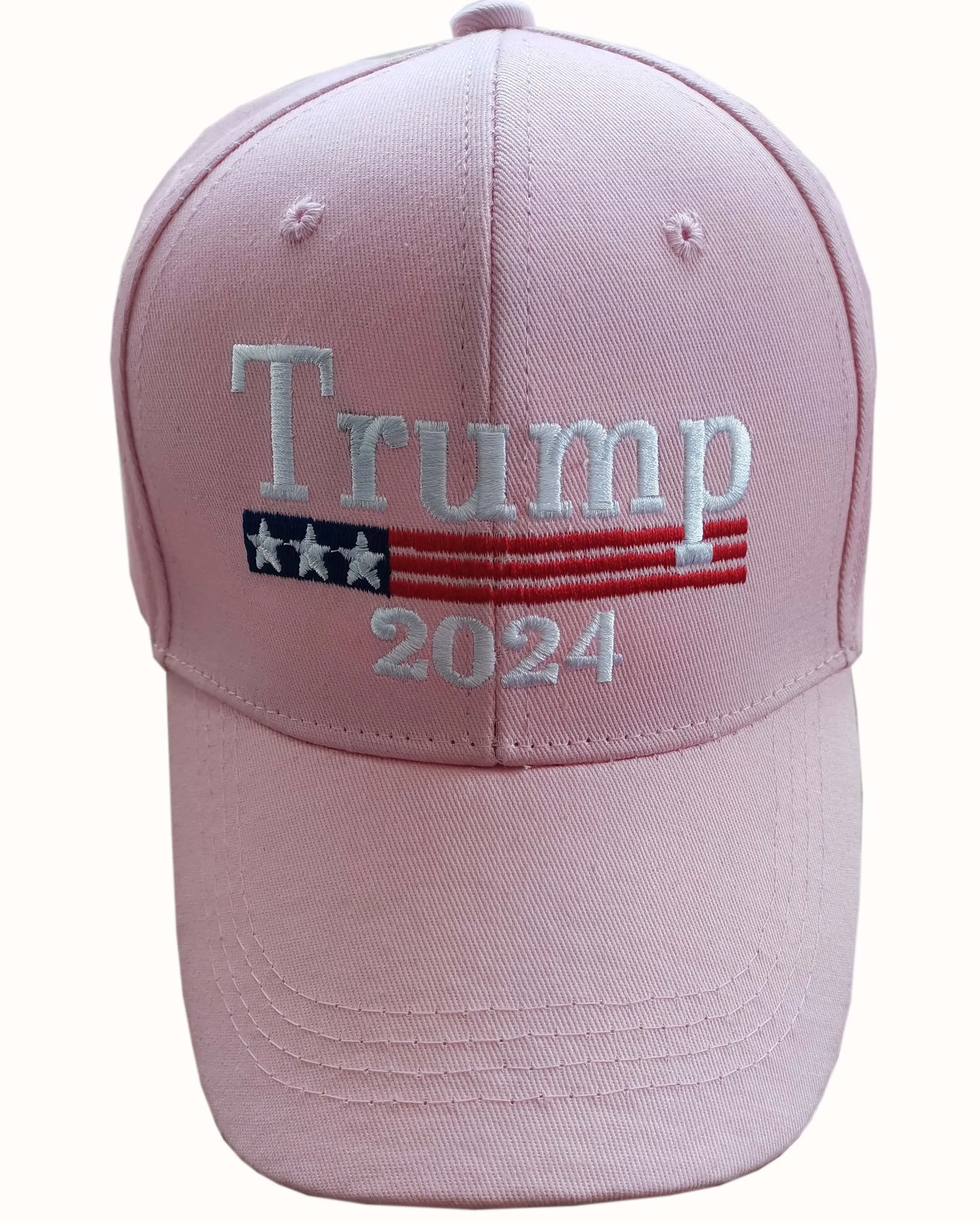 Hot wholesale 6 panel cotton embroidery campaign election hat usa election 2024 cap