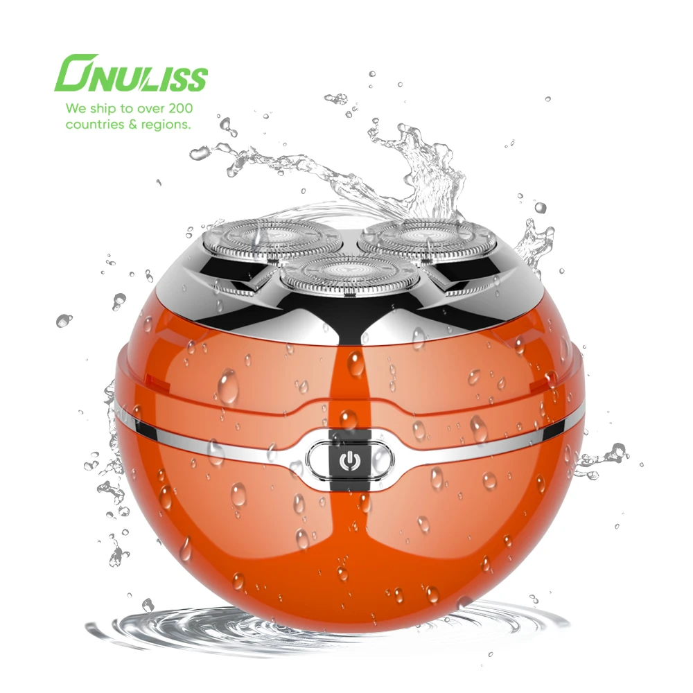 Rechargeable Cordless Lithium Battery Hand Held Rotary 4D Mini Portable Electric Shaver Hair Trimmers & Clippers