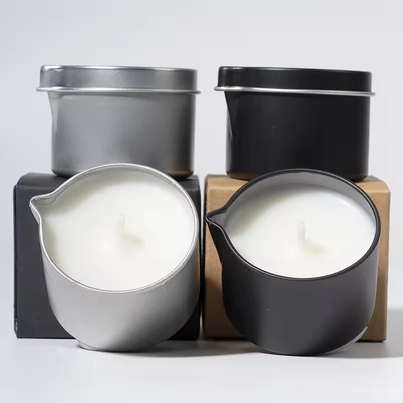 High Quality Relief The Pain Custom Scented Soy Wax Massage Candle For Body Beauty Candle Massage Oil