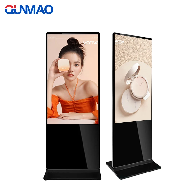 Qunmao New Product Commercial Screen Lcd Indoor Multi Size Food Drink Makeup Advertising Player Display with Wholesale Low Price