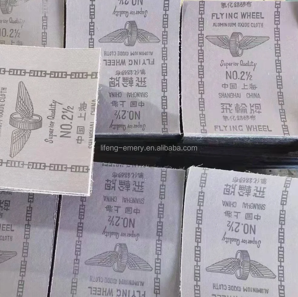 the original quality  Flying wheel brand aluminum oxide abrasive emery cloth sheet