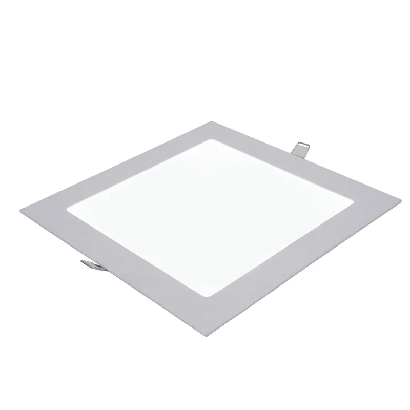 
White 2 Years Warranty Square SMD2835 6W Recessed Led Flat Panel Lighting 