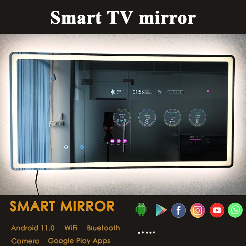 smart mirror 140cm hidden camera bathroom mirror bathroom mirror tv