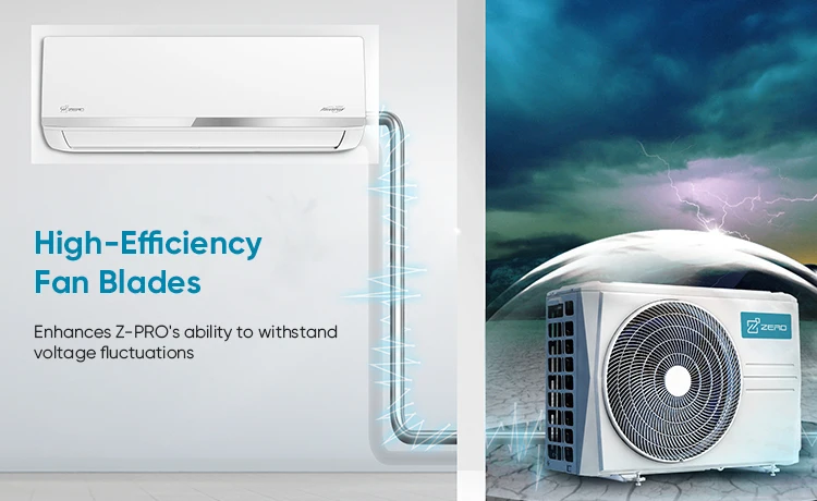 ZERO R410A 9000 12000 BTU Mini Split Air Conditioners 1.5 Ton AC Inverter 220v Wall Mounted Smart Air Conditioner