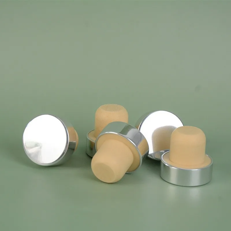 Factory wine bottle stopper Red wine T-type cork Creative color aromatherapy bottle polymer stopper