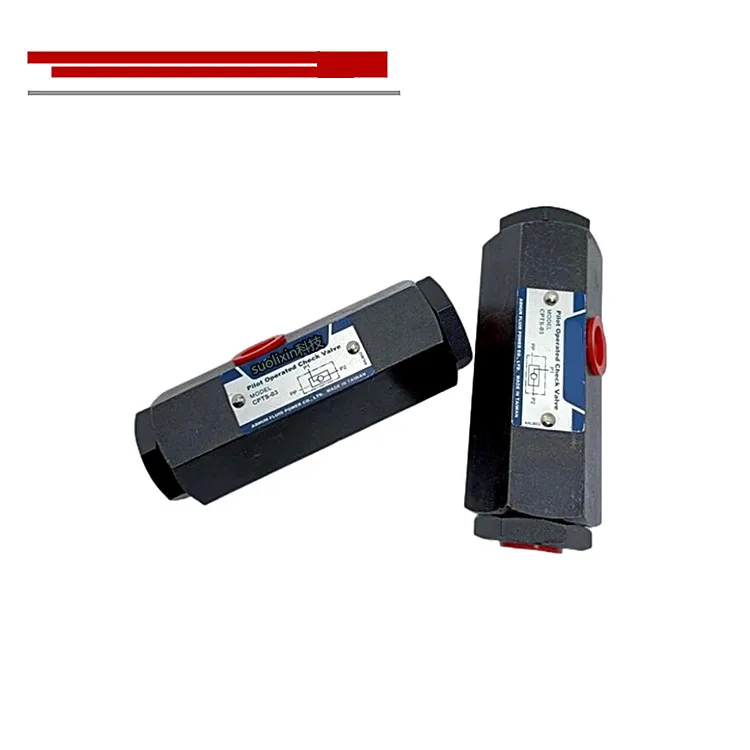Check valve pressure retaining valve cylinder self-locking CPTS-03 Pilot check valve tube type fluid control