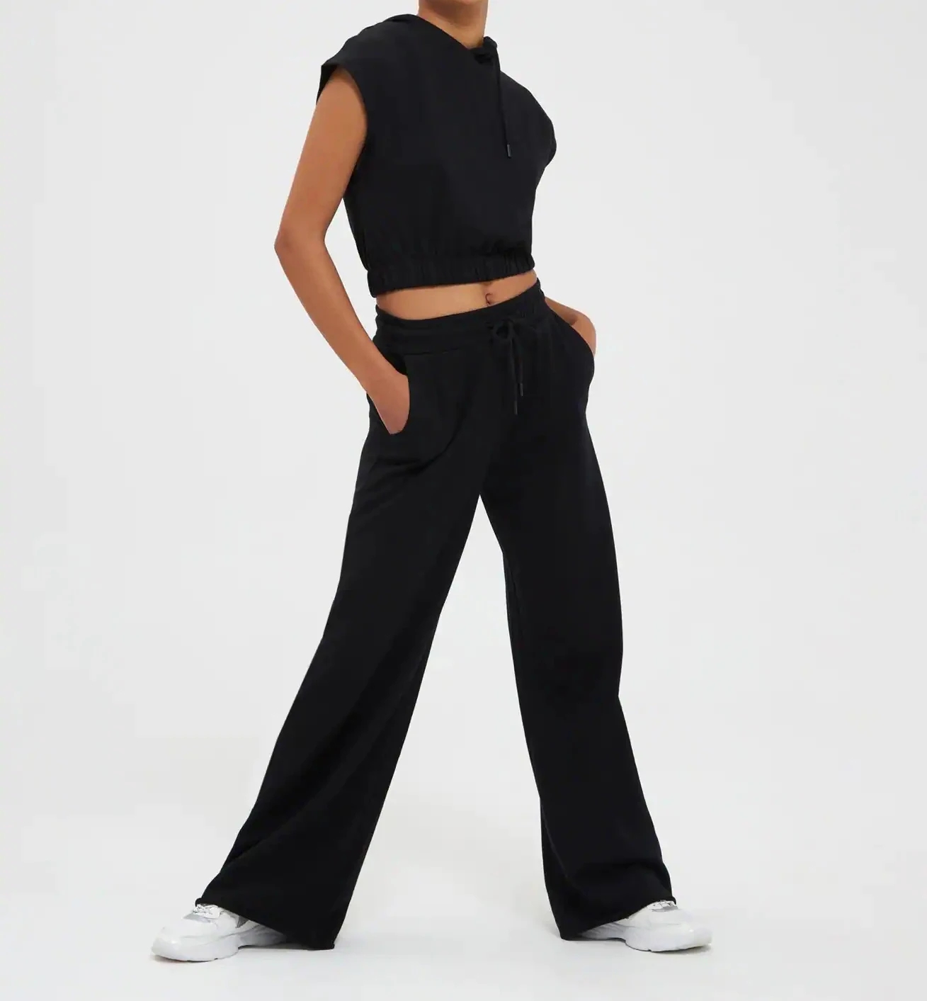 Lycra Antibacterial Odor-Resistant High-Waisted Yoga Pants Elastic Tight-Fitting Sports Fitness Clothing XL Hip-Lifting Solid
