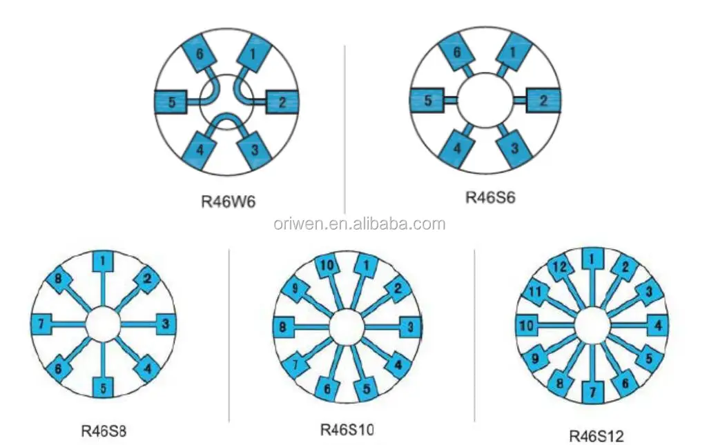 
6 Way Multi-channel Selection Electric Rotary Valve with Step Motor and Controller 