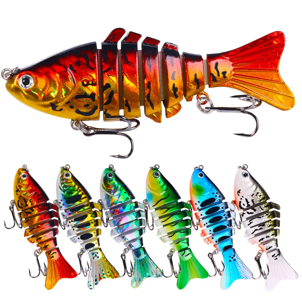 10cm-15.6g Hard Lures Best Swimbait Multi Jointed Artificial Fishing Lure