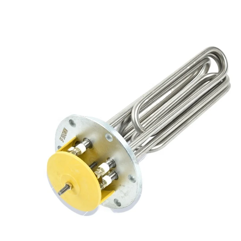 Steam ironing machine steam heater heating tube 140 flange head electric boiler heating element