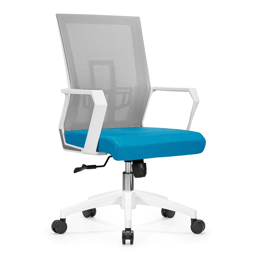 Comfortable Cheap Swivel Home Visitor Modern Mesh Office Chair Furniture Wheels Wholesale Waiting for Sale on Computer