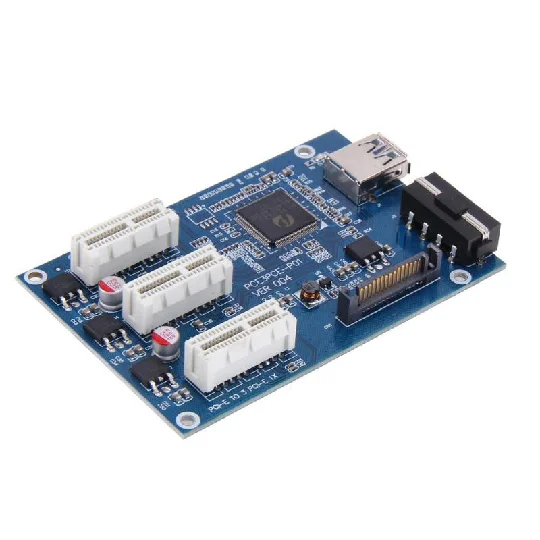 PCI-E Райзер 1-3 карты PCI e 1X Слоты адаптер GPU расширения Pcie порт множитель конвертер