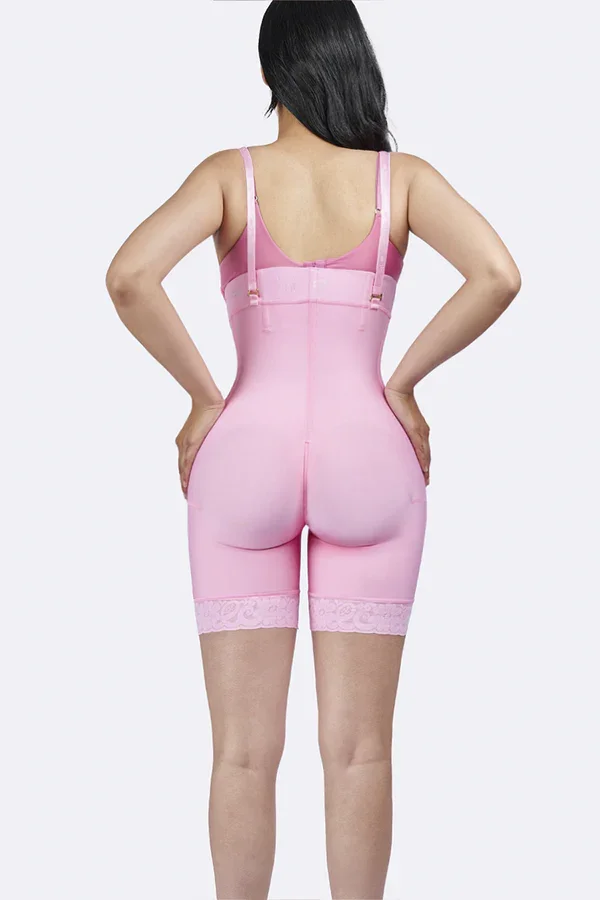 Invisible Mermaid Rib-height Women Tummy Control Invisible Zipper Female Underwear Open-Breasted Regular Compression Straps