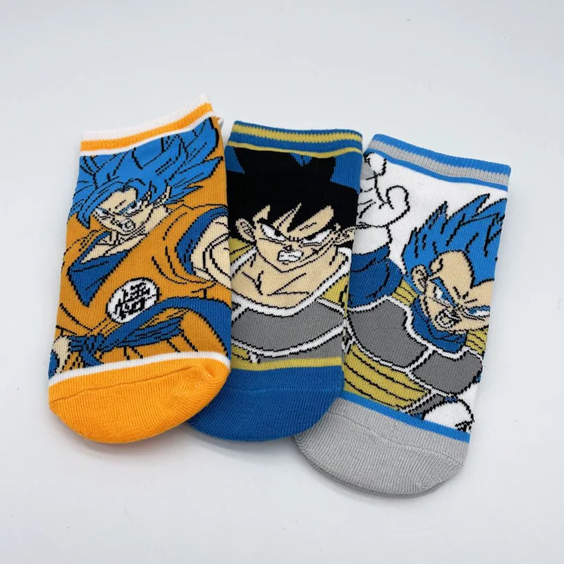 Летние новые Мультяшные мужские носки-лодочки из серии «dragon ball» в Европе и Соединенных Штатах