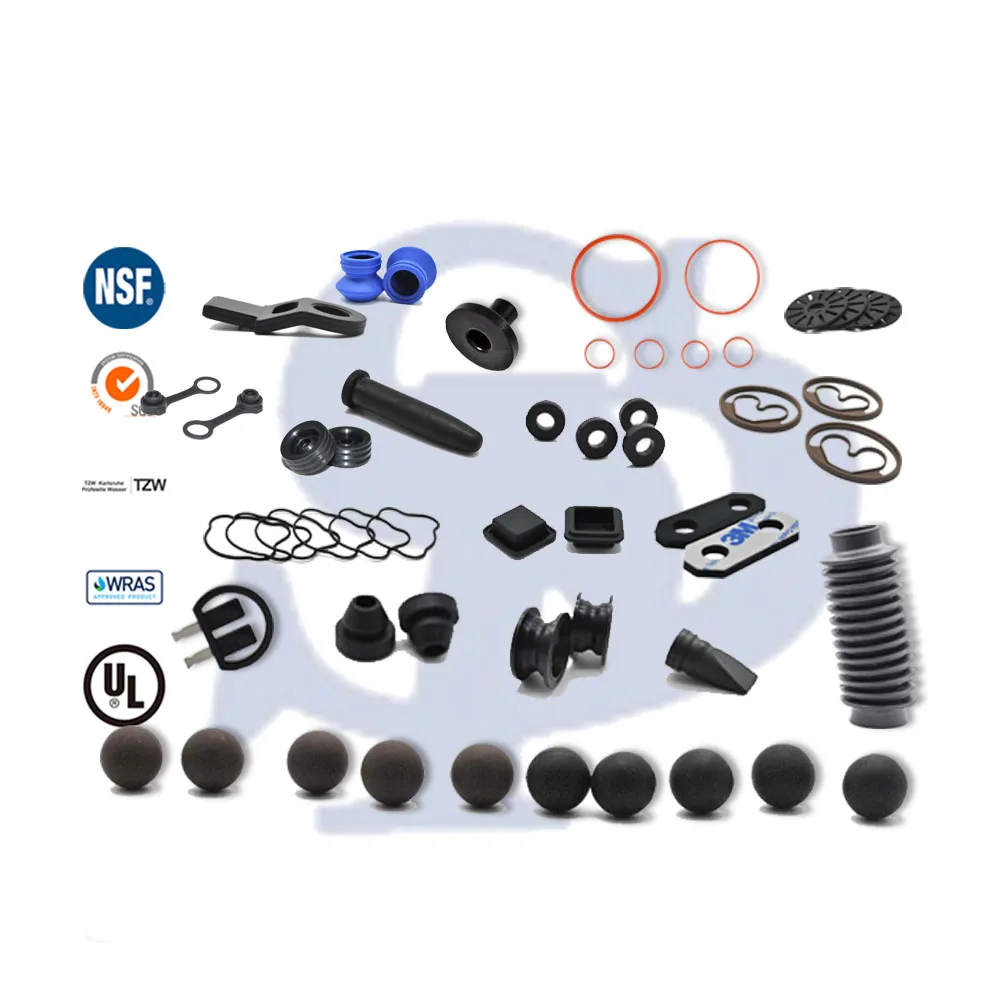 Custom Seal Silicon EPDM Washer with 3M Adhesive Rubber Product Rubber Seal Ring