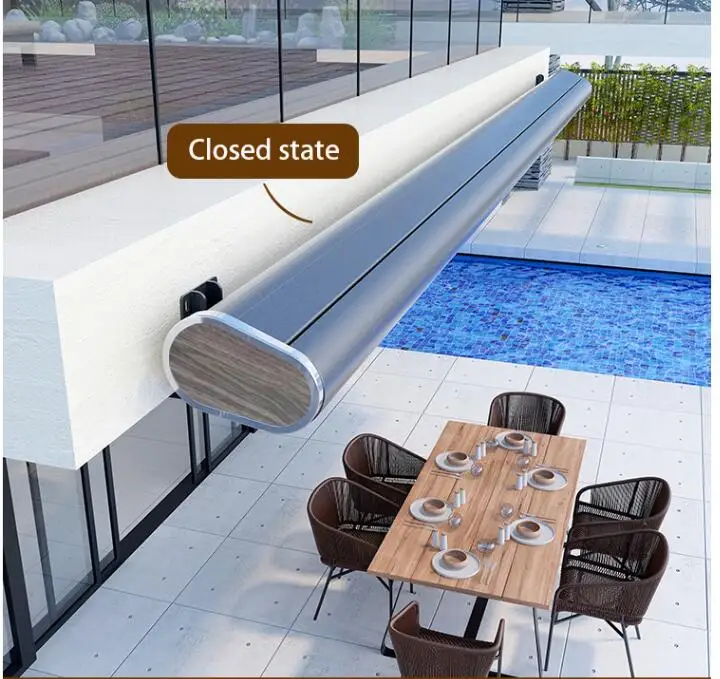 Full Cassette Awning Patio Canopy Retractable Side Awning Customized Size