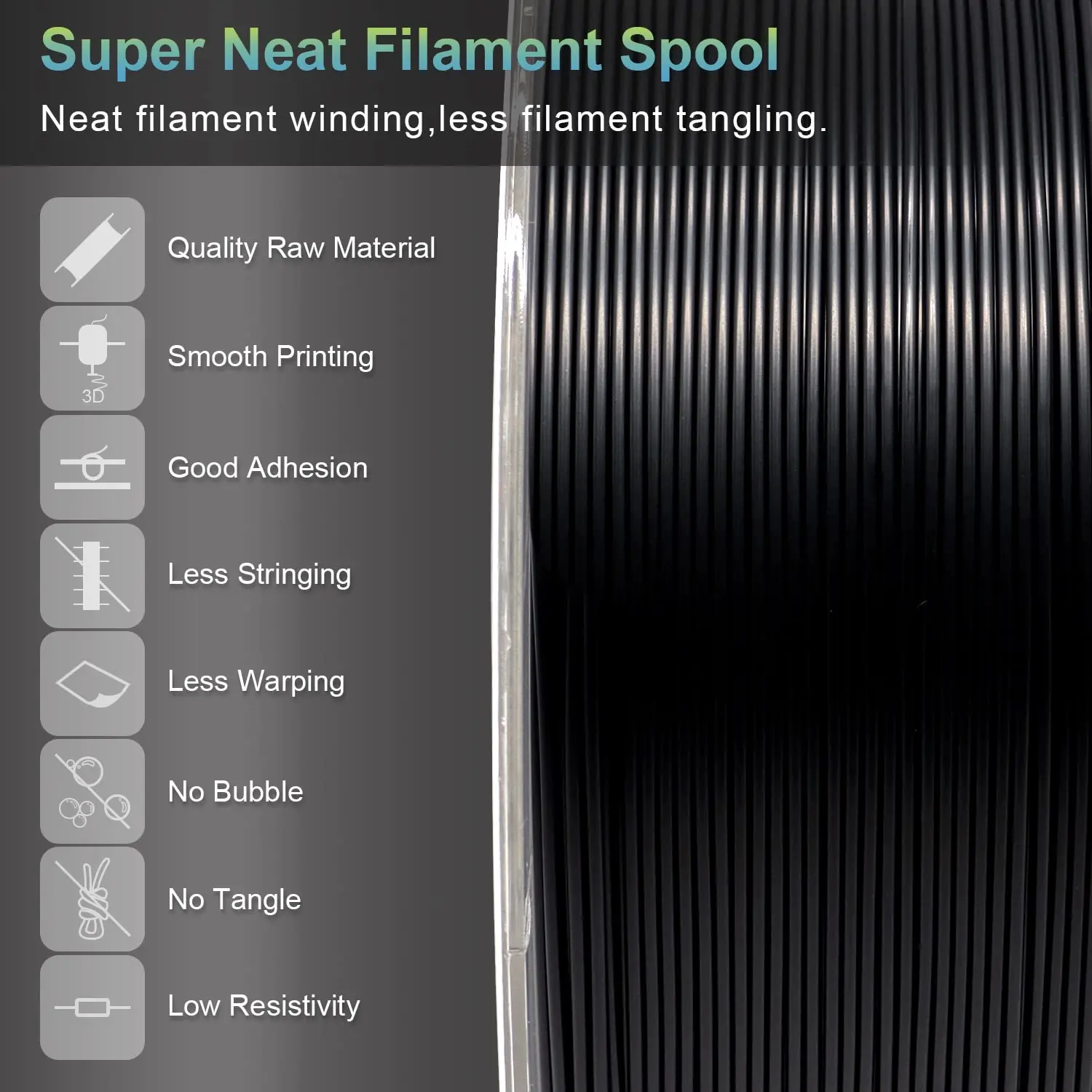 YOUSU проводящая нить пла 175 мм 1 кг нить для 3d принтера нить для 3d принтера проводящая нить пла