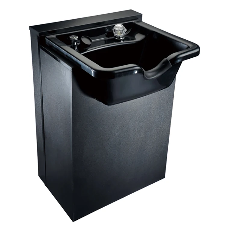 beauty salon shampoo cabinet with acrylic fiber shampoo bowl XT-212 Set